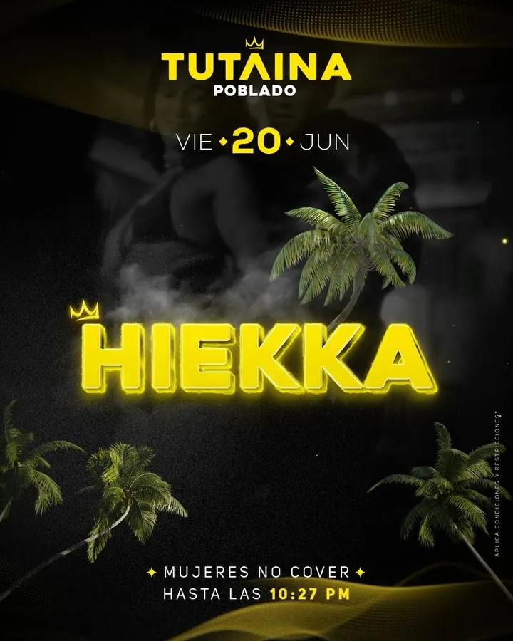 Hiekka evento discotec poblado